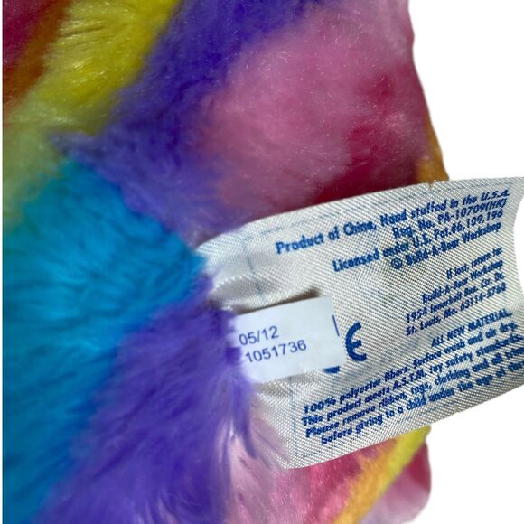 Build-A-Bear Rainbow Teddy Plush 16" Colorful Stuffed Animal 2012 VHTF - Picture 6 of 8